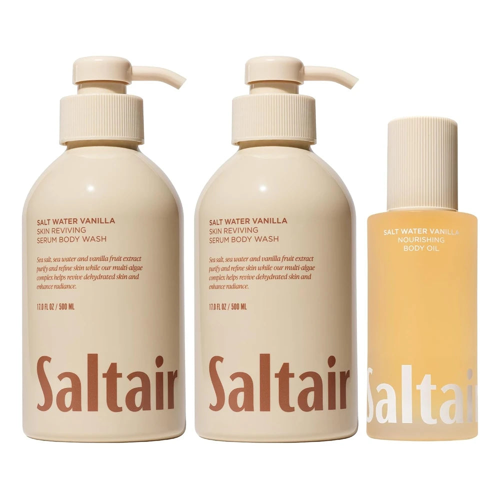 Saltair Salt Water Vanilla Body Care Duo
