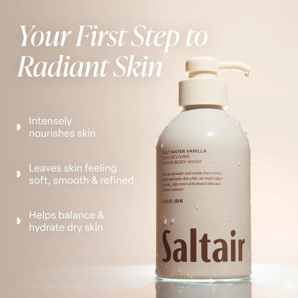 Saltair Salt Water Vanilla Body Care Duo